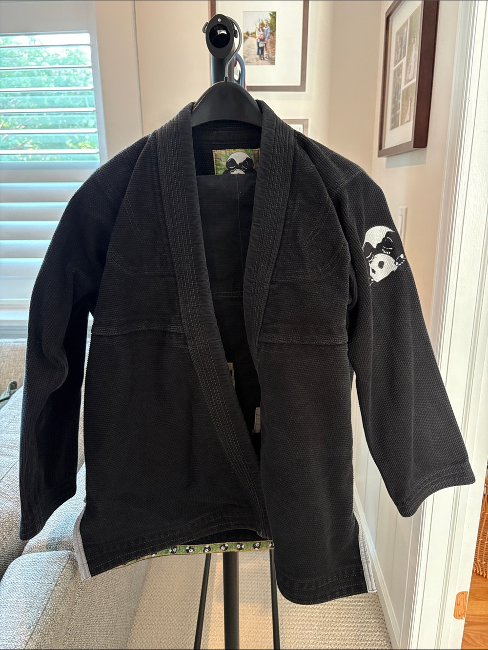 Inverted Gear Starter Gi Black Size A1 100% Cotton